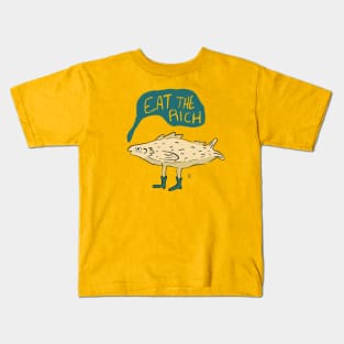 eat the rich fish Kids T-Shirt